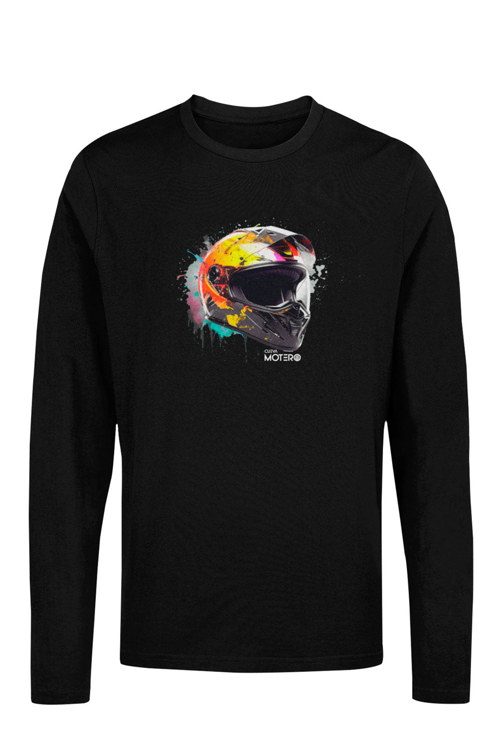 Playera hombre manga larga de algodón Diseño 17