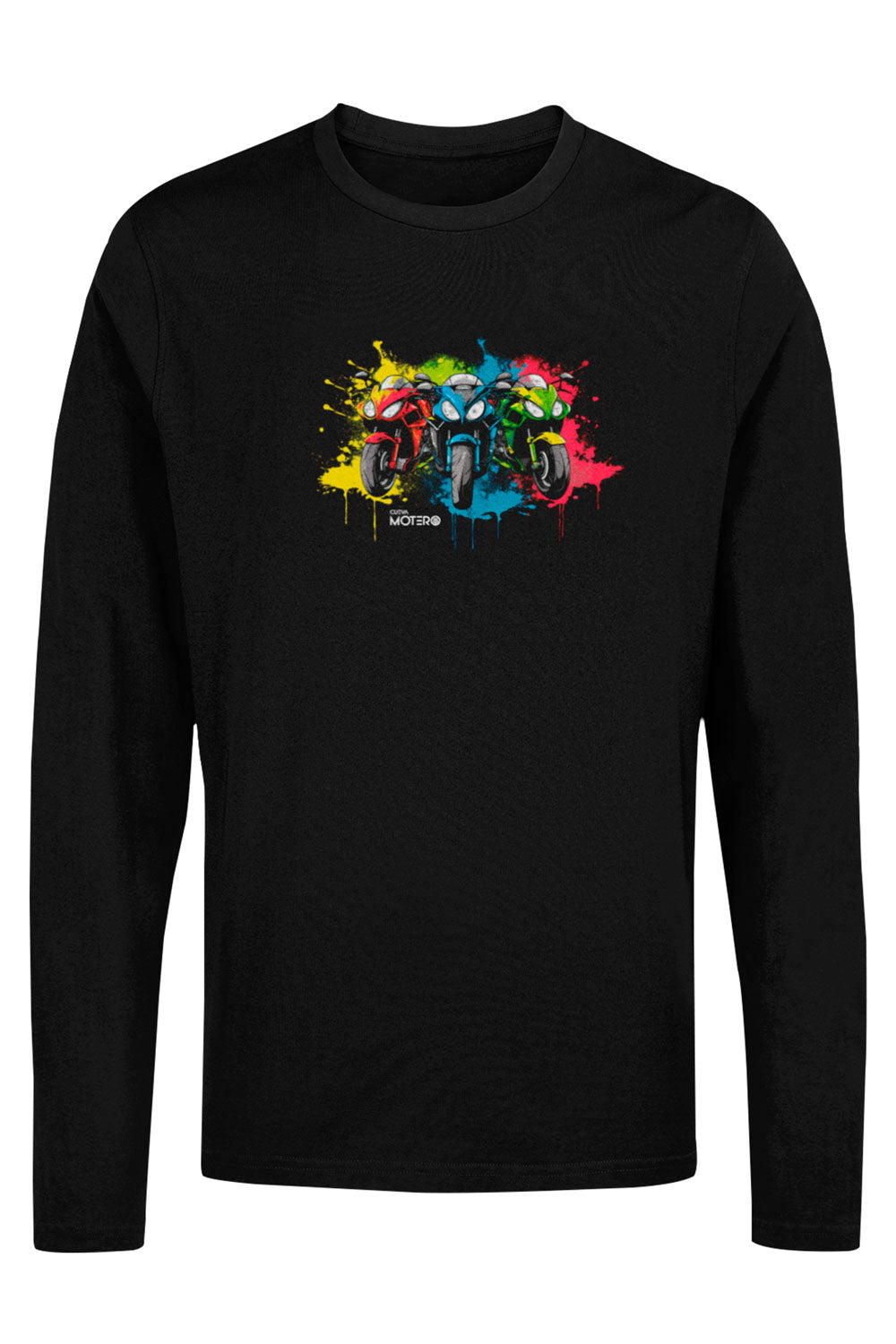 Playera hombre manga larga de algodón Diseño 18