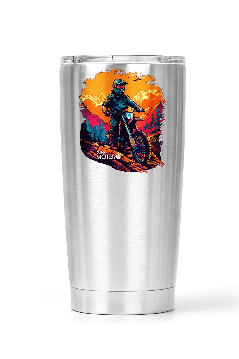Termo tipo viajero de acero con capacidad de 20 oz Diseño 2