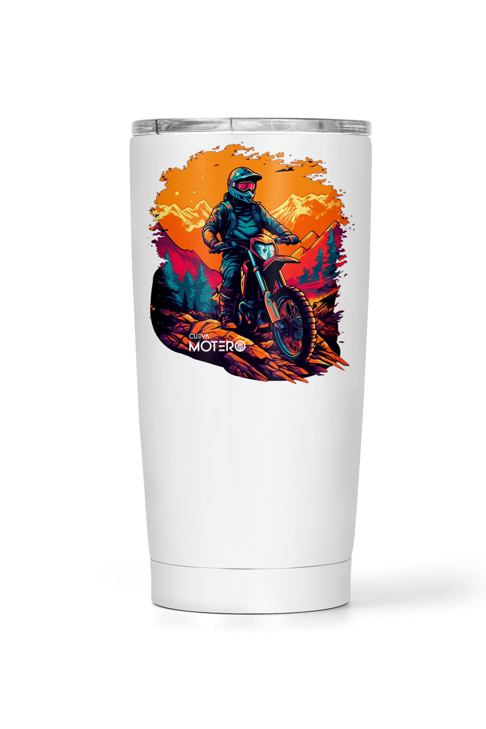 Termo tipo viajero de acero con capacidad de 20 oz Diseño 2