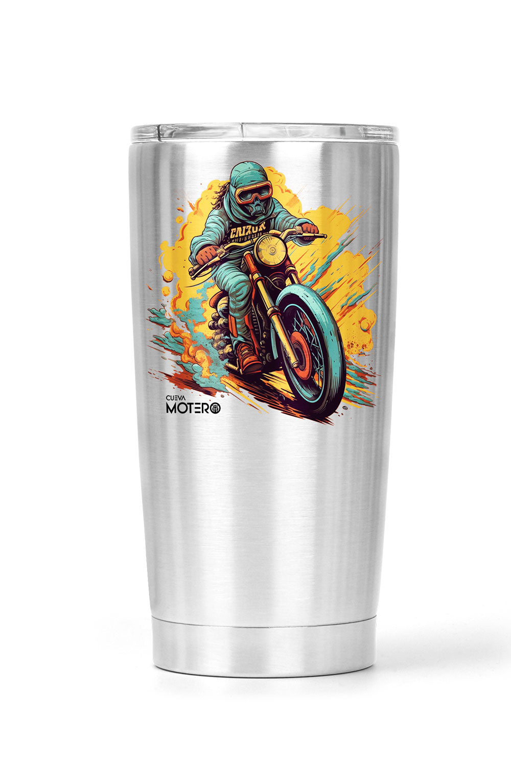 Termo tipo viajero de acero con capacidad de 20 oz Diseño 4