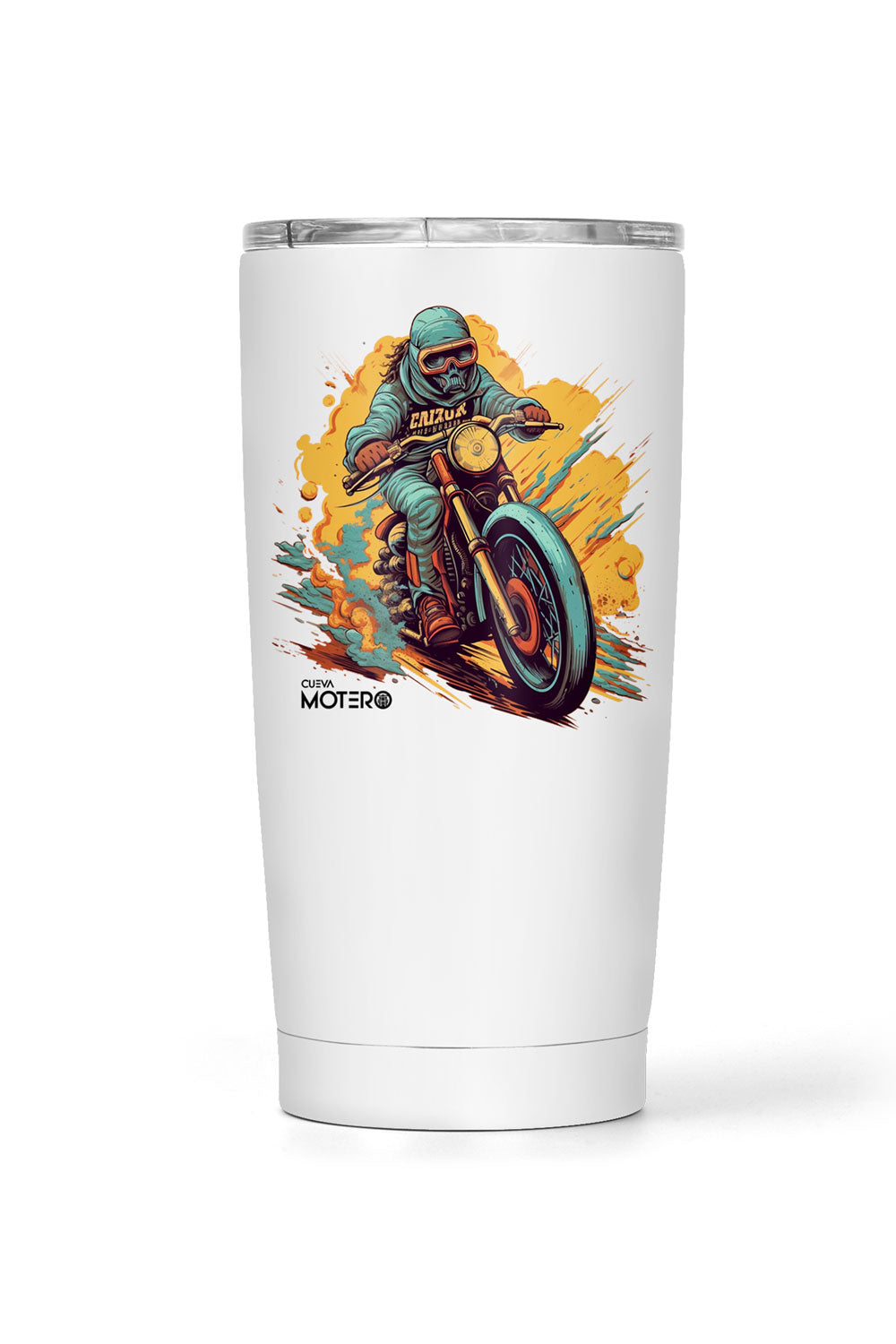 Termo tipo viajero de acero con capacidad de 20 oz Diseño 4