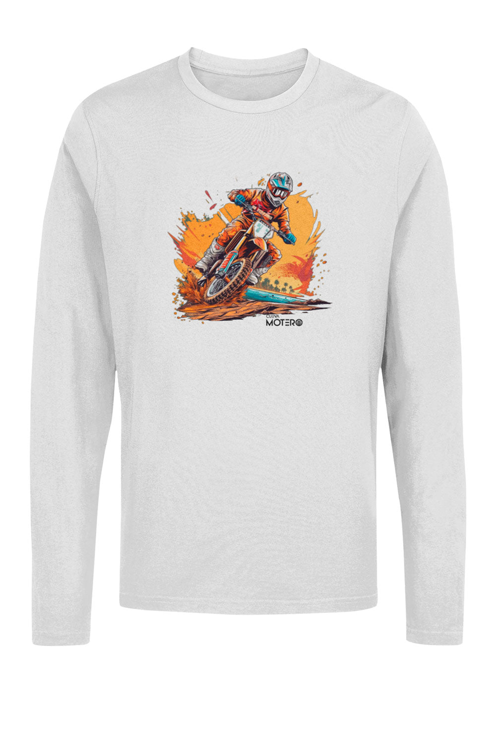 Playera hombre manga larga de algodón Diseño 5