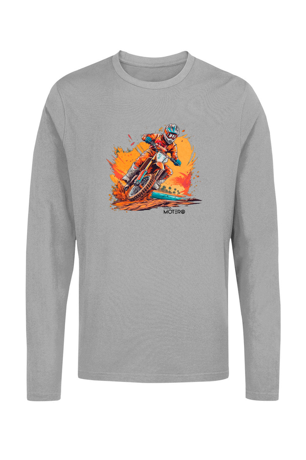 Playera hombre manga larga de algodón Diseño 5