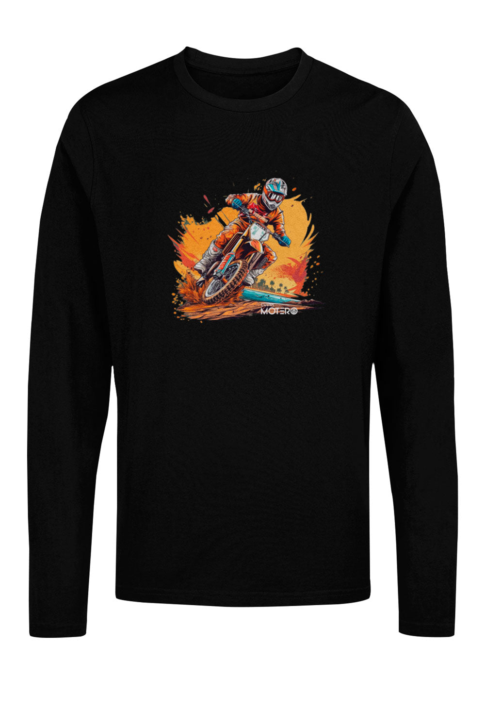 Playera hombre manga larga de algodón Diseño 5