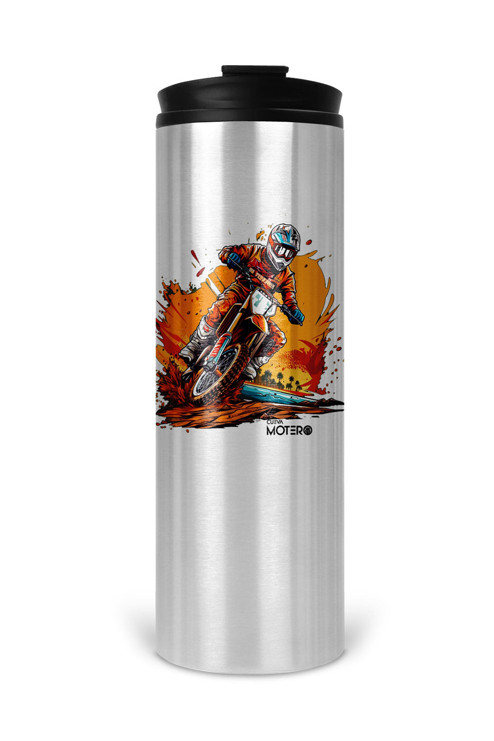 Termo acero tipo Starbucks con Diseño 5