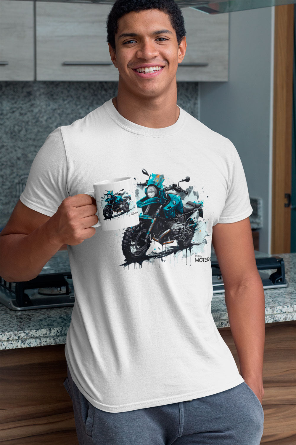 Playera de algodón para hombre diseño 53