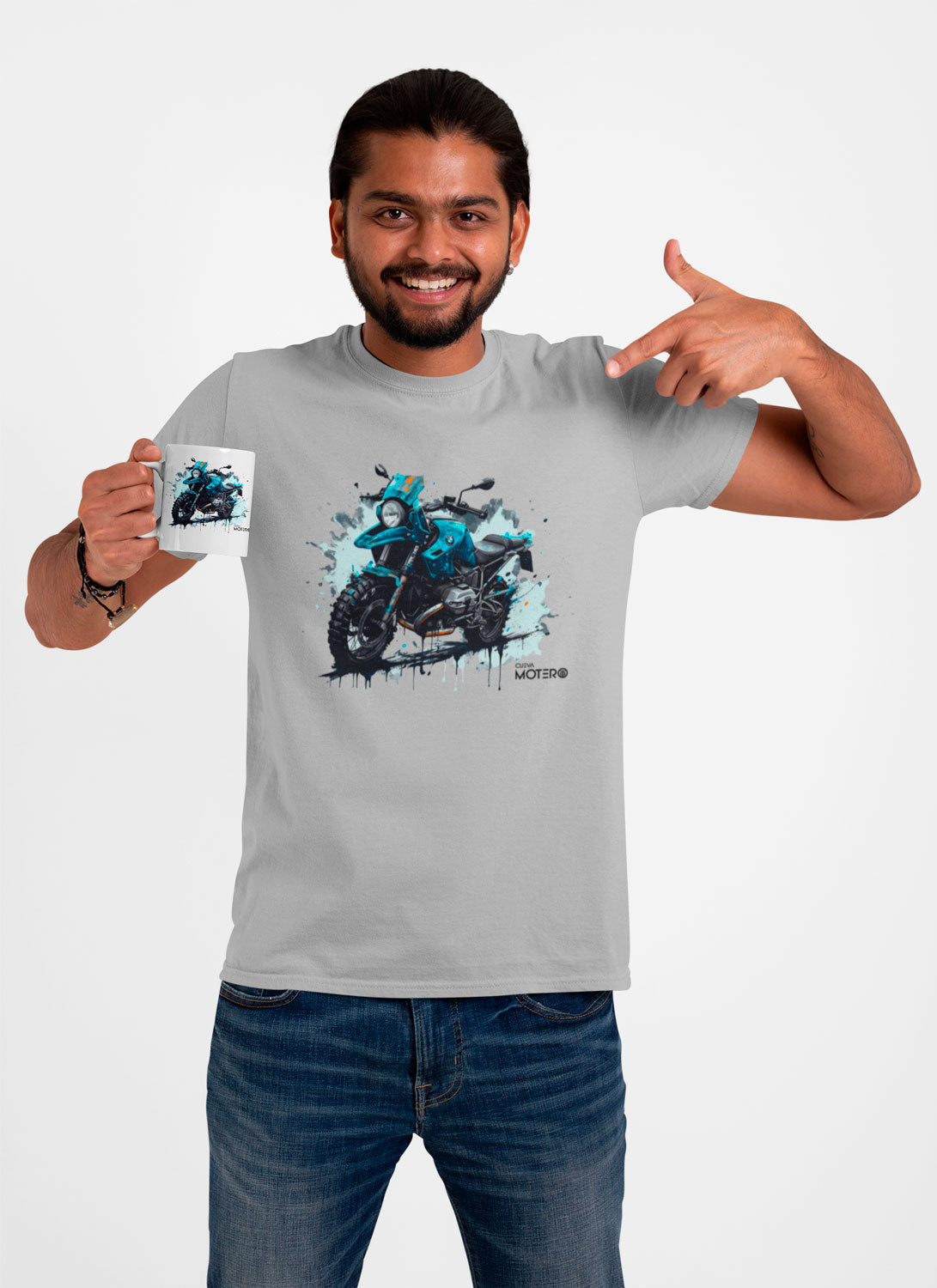 Playera de algodón para hombre diseño 53