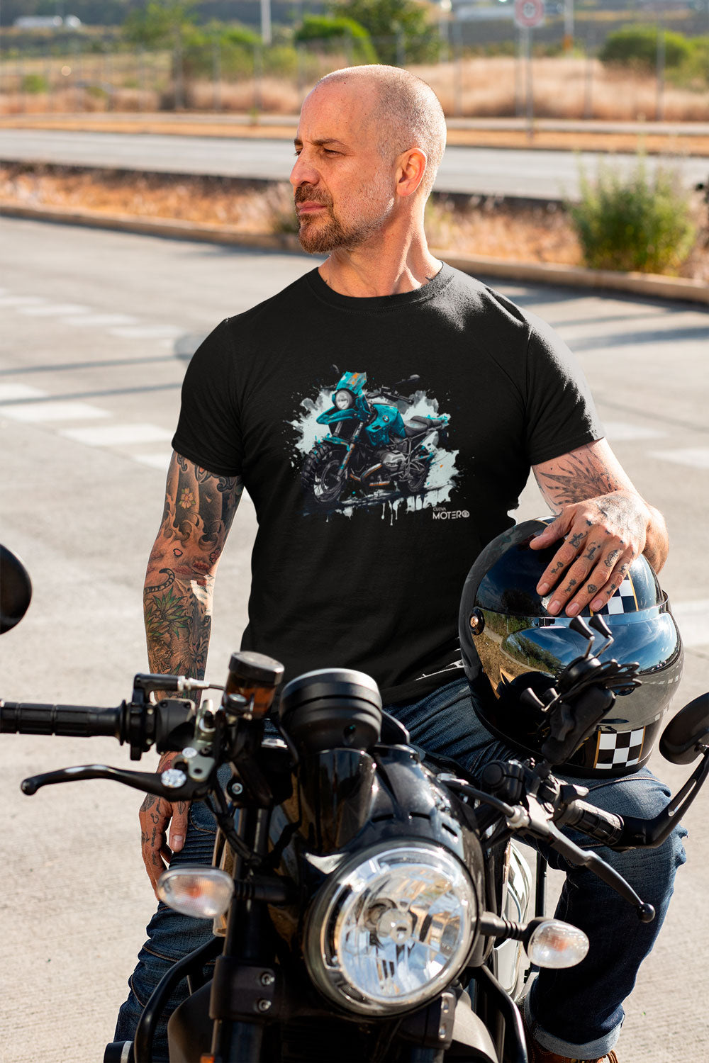 Playera de algodón para hombre diseño 53