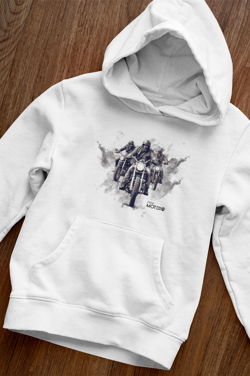 Sudadera unisex blanca diseño 57