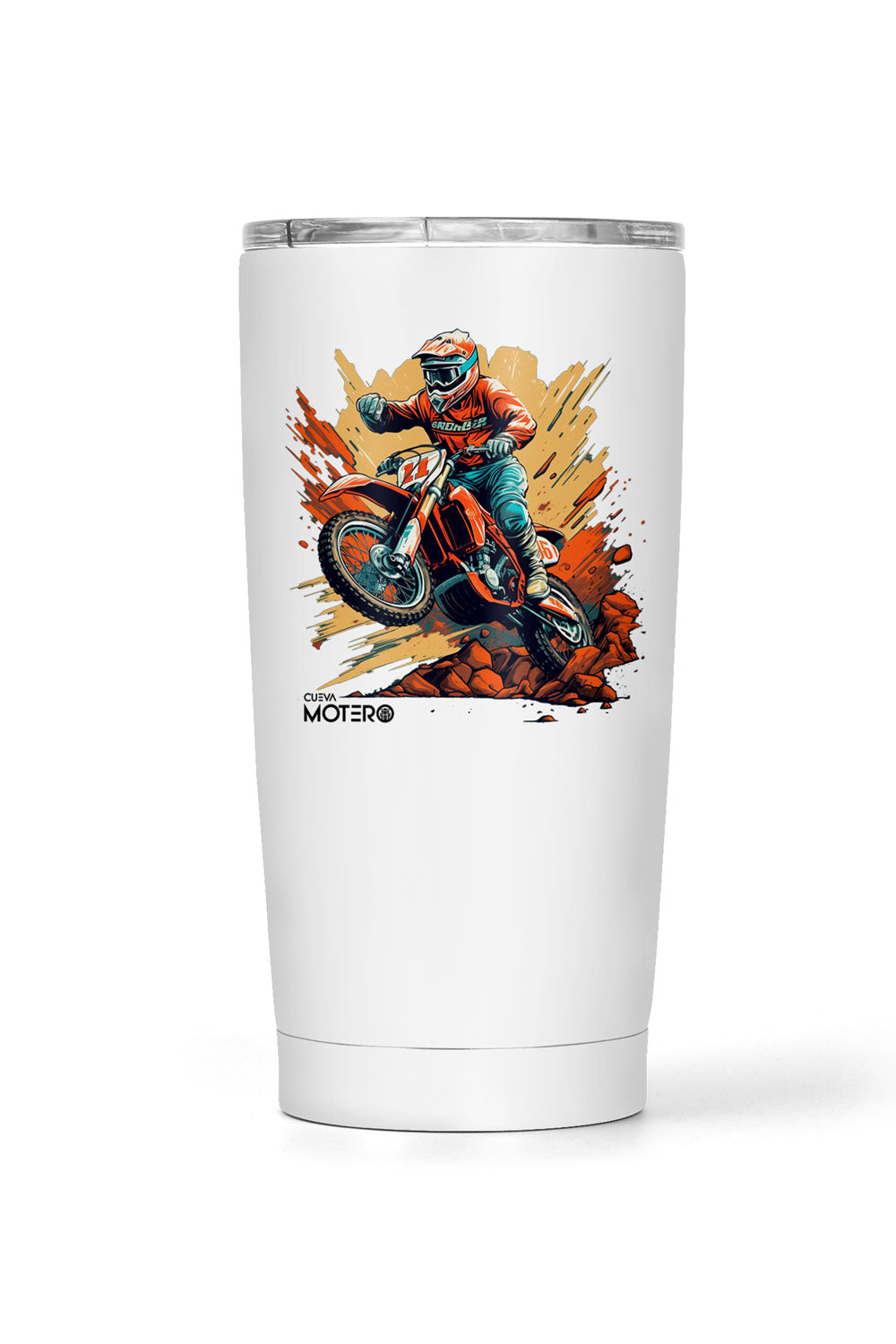 Termo tipo viajero de acero con capacidad de 20 oz Diseño 6