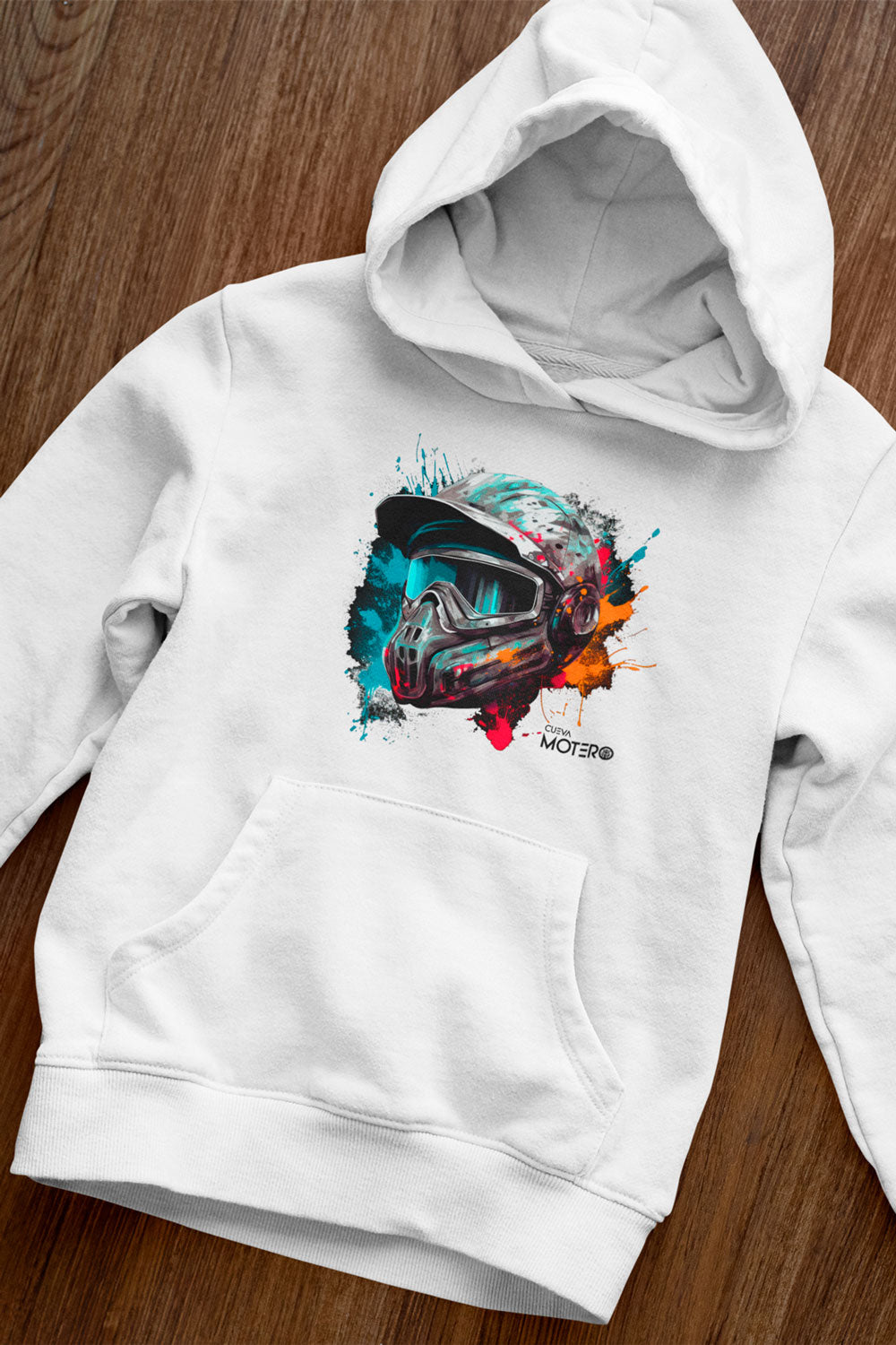 Sudadera unisex blanca diseño 67