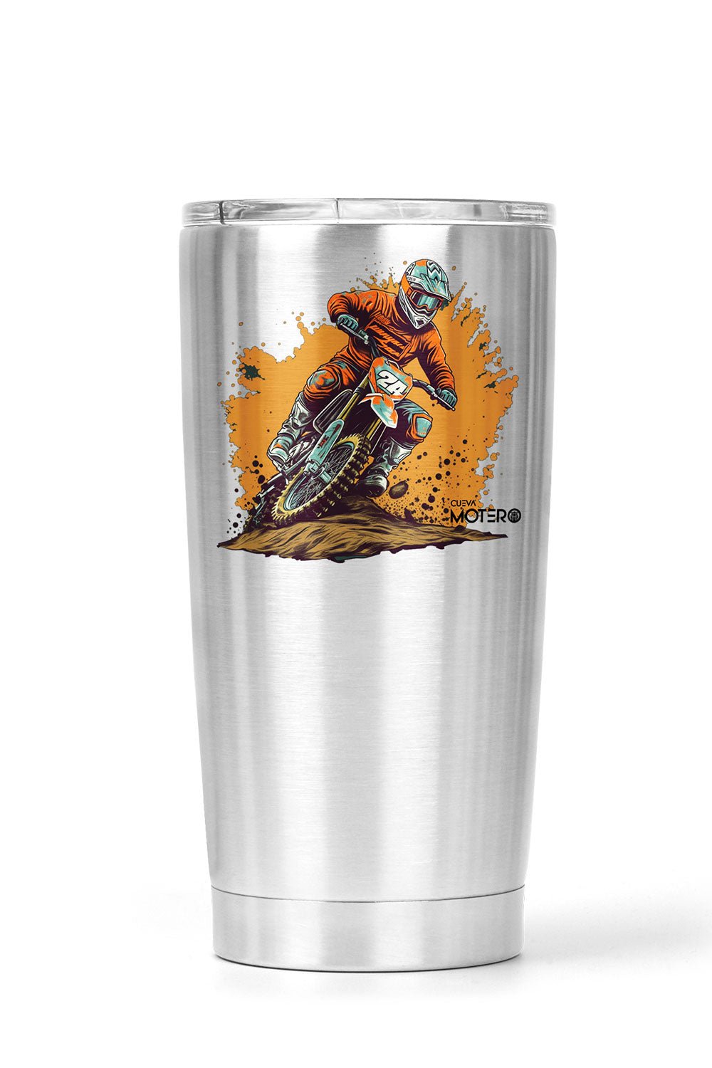 Termo tipo viajero de acero con capacidad de 20 oz Diseño 7