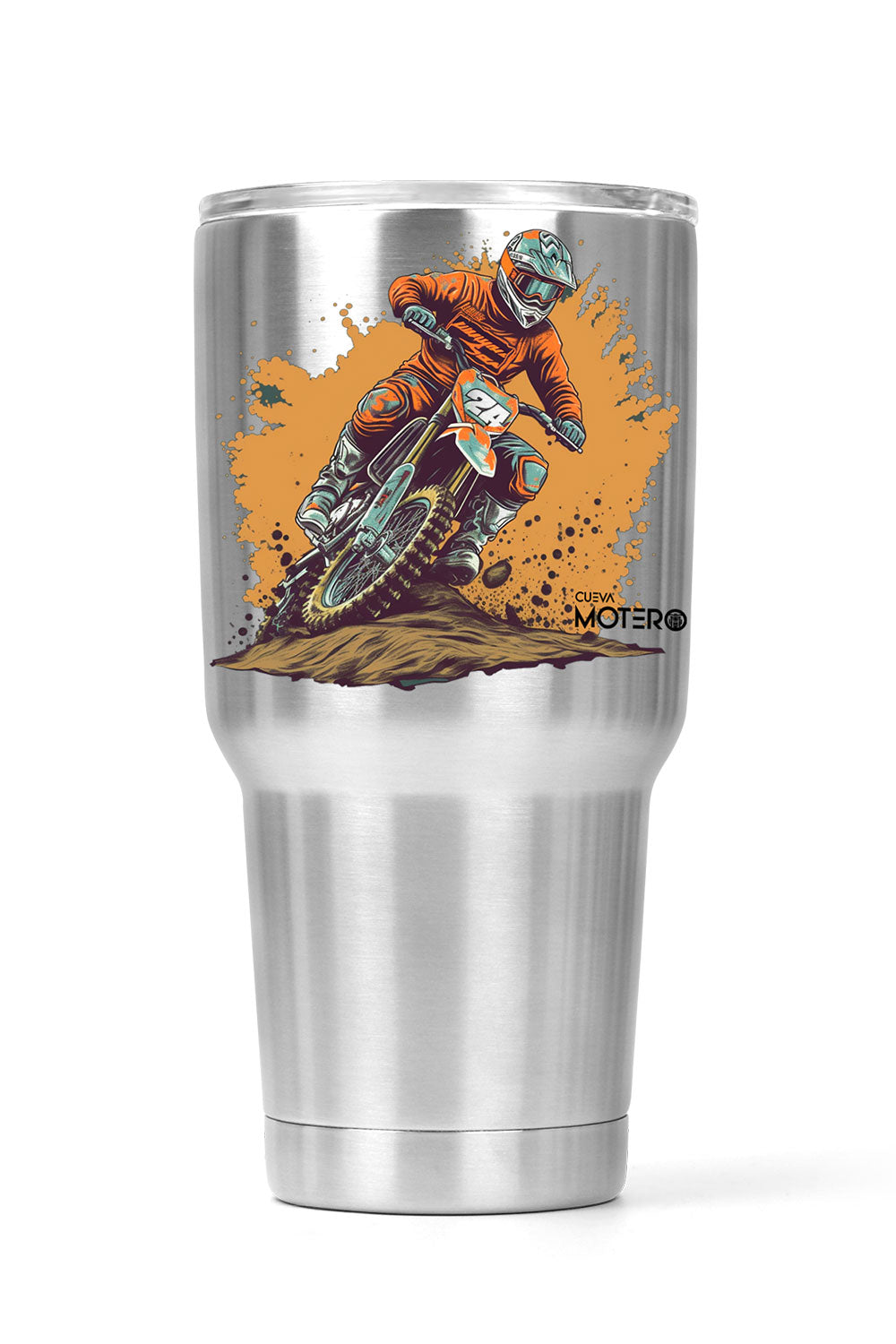 Termo tipo viajero de acero doble con capacidad de 20 oz Diseño 7