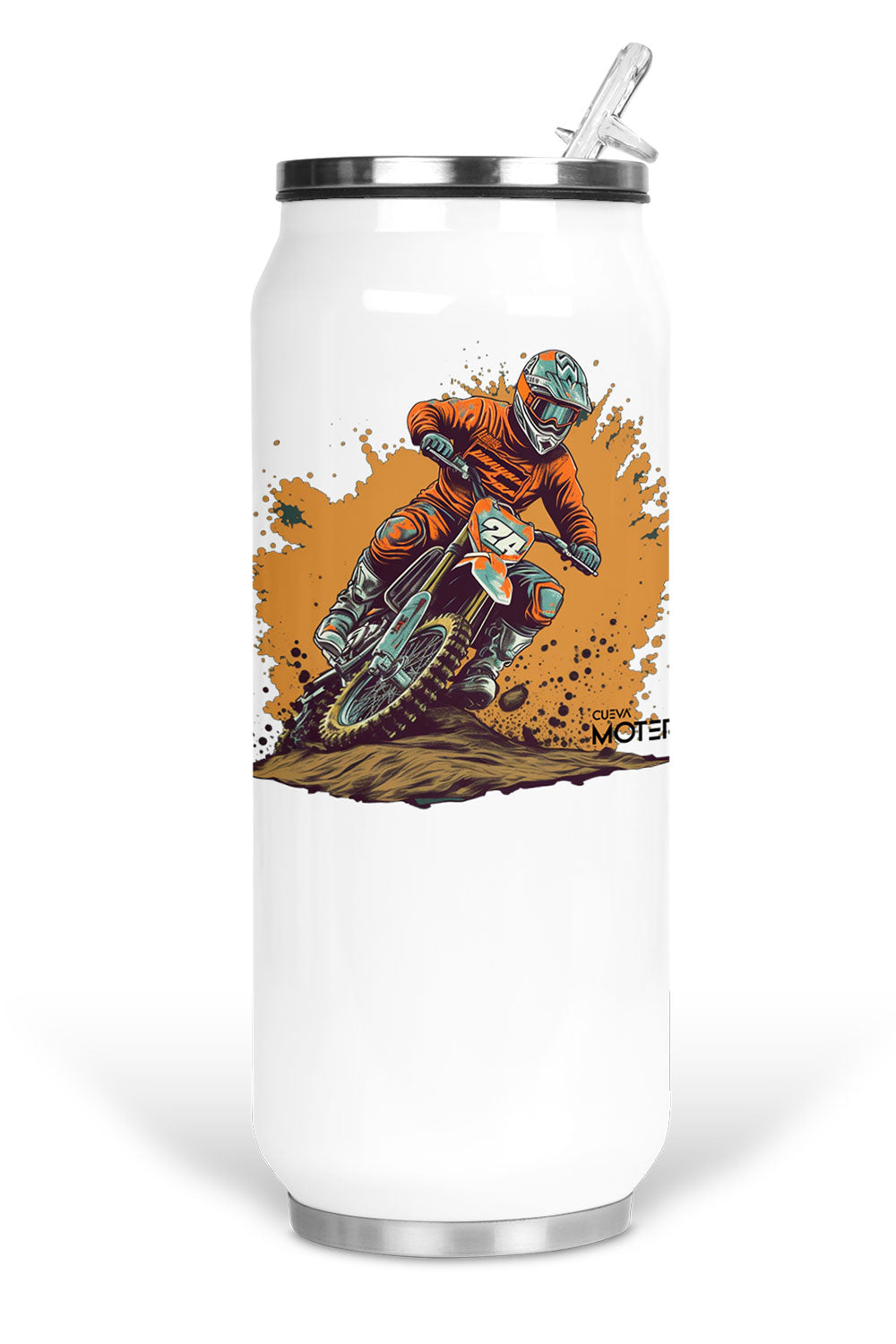 Termo de acero tipo lata con Diseño 7