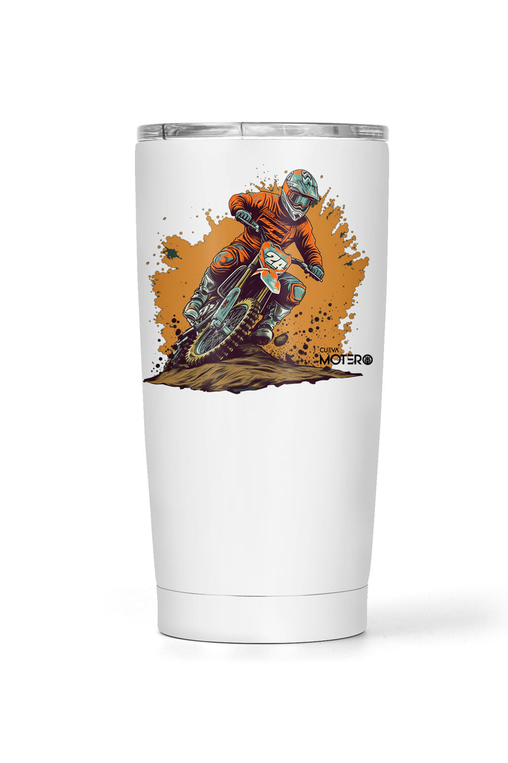 Termo tipo viajero de acero con capacidad de 20 oz Diseño 7