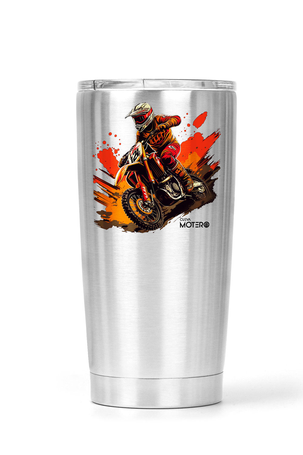 Termo tipo viajero de acero con capacidad de 20 oz Diseño 8