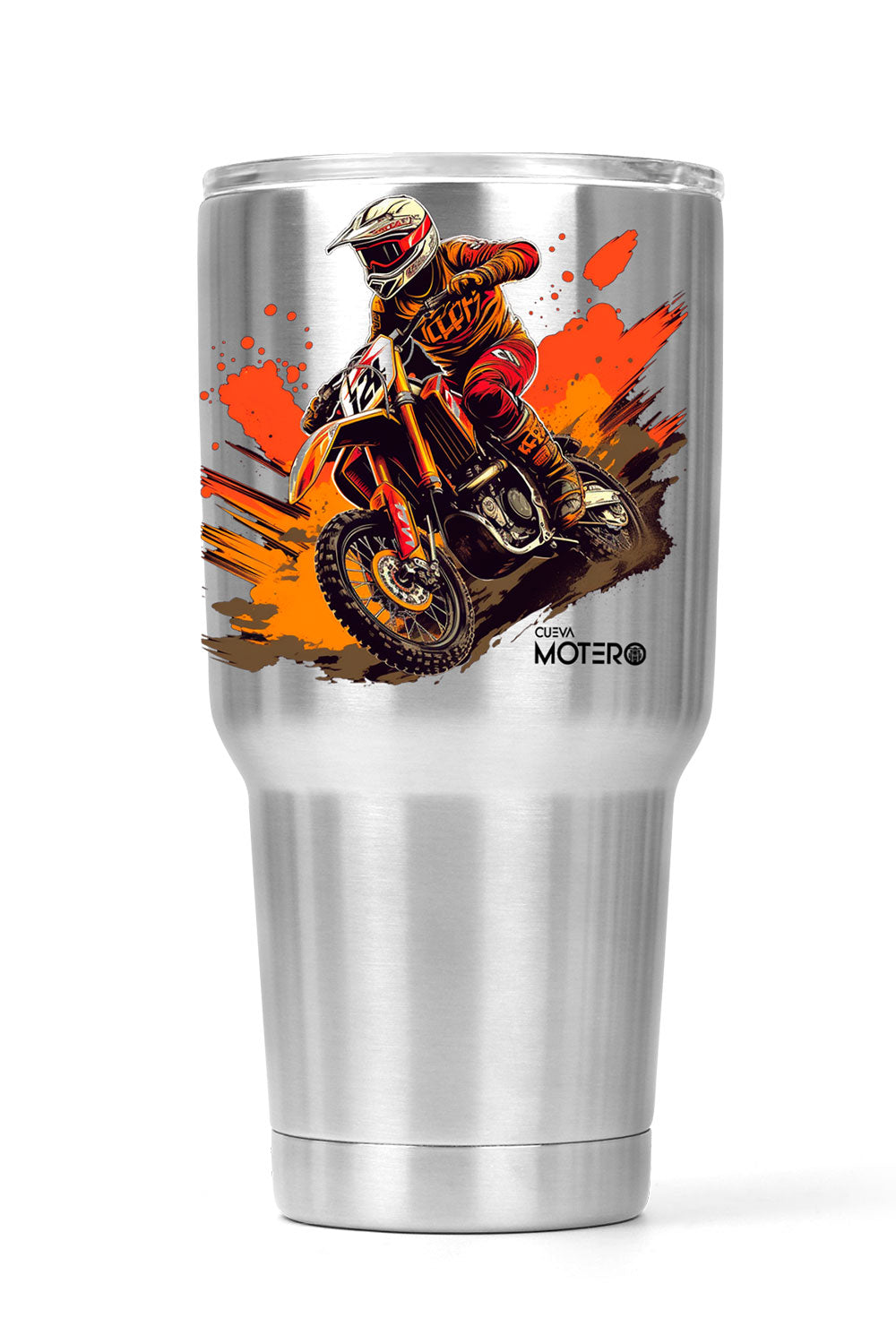 Termo tipo viajero de acero doble con capacidad de 20 oz Diseño 8