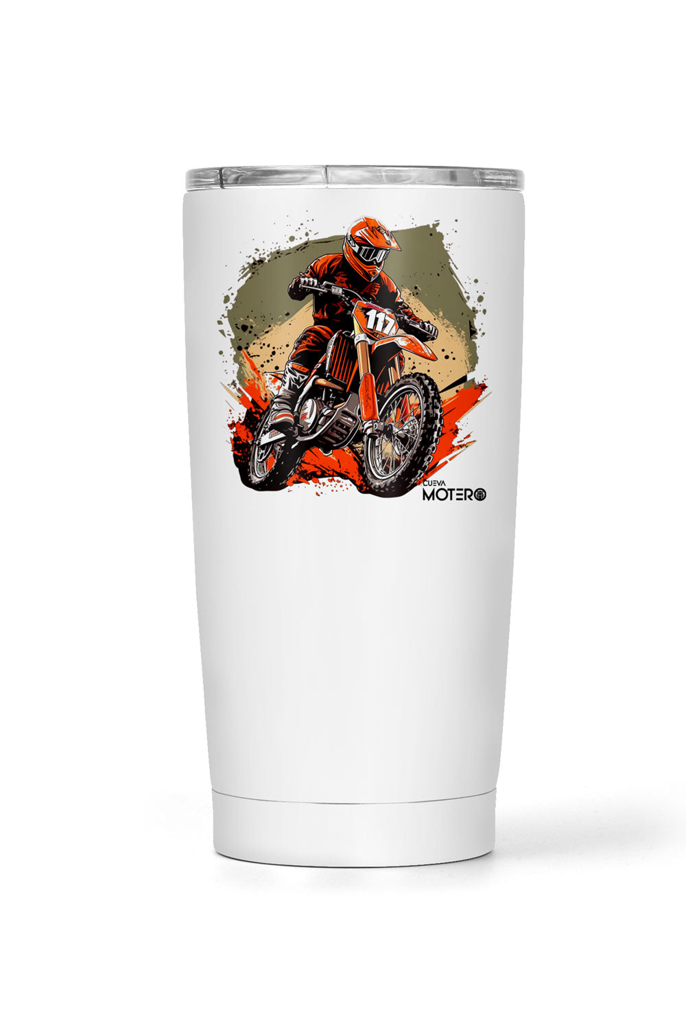 Termo tipo viajero de acero con capacidad de 20 oz Diseño 9