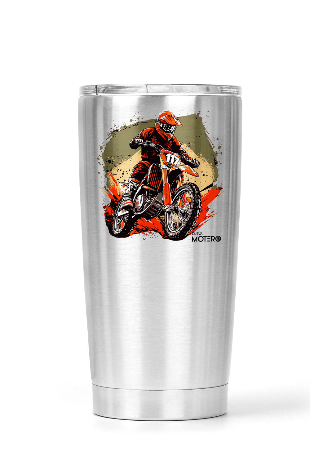 Termo tipo viajero de acero con capacidad de 20 oz Diseño 9