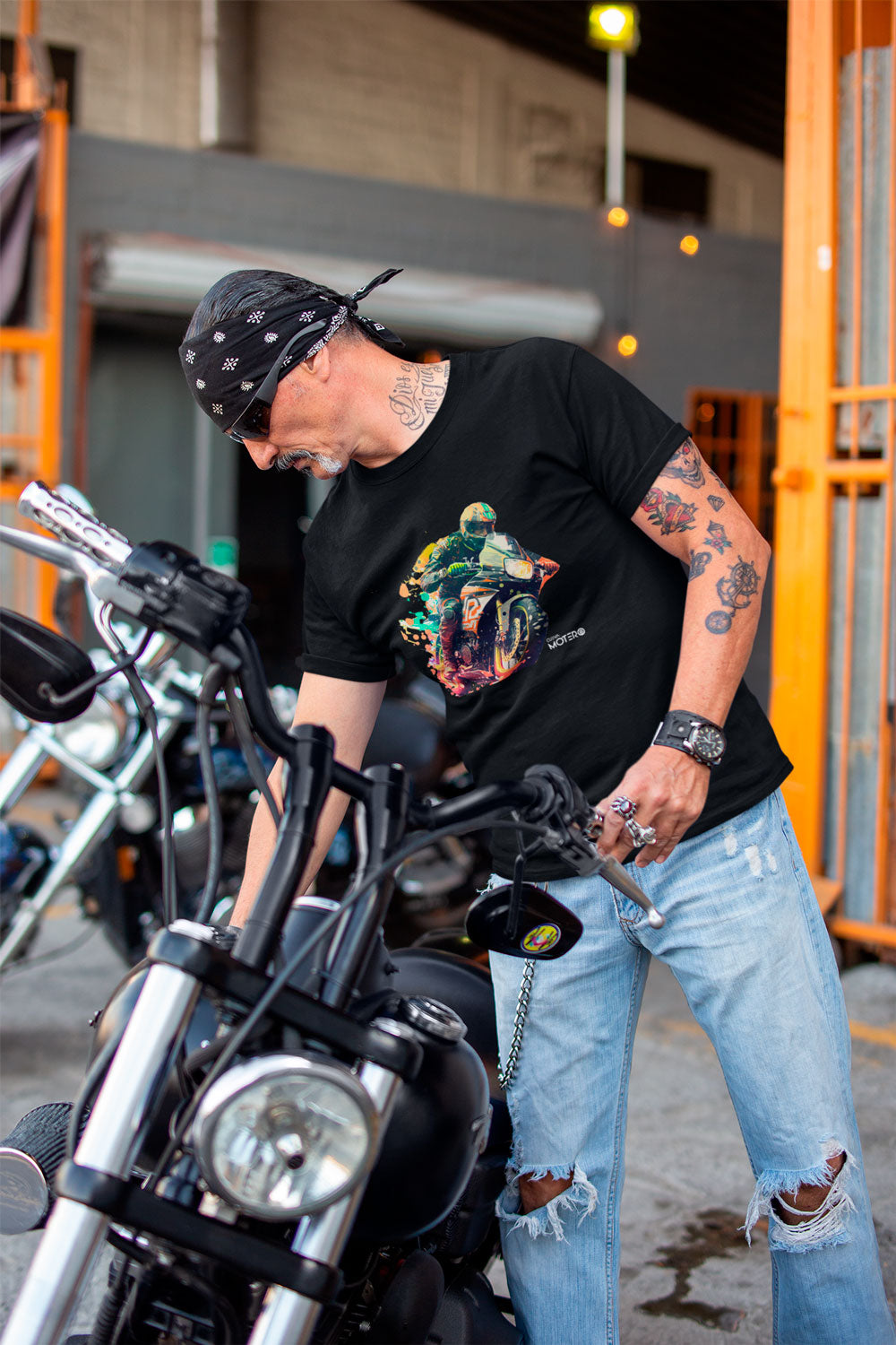 Playera de algodón para hombre diseño 91