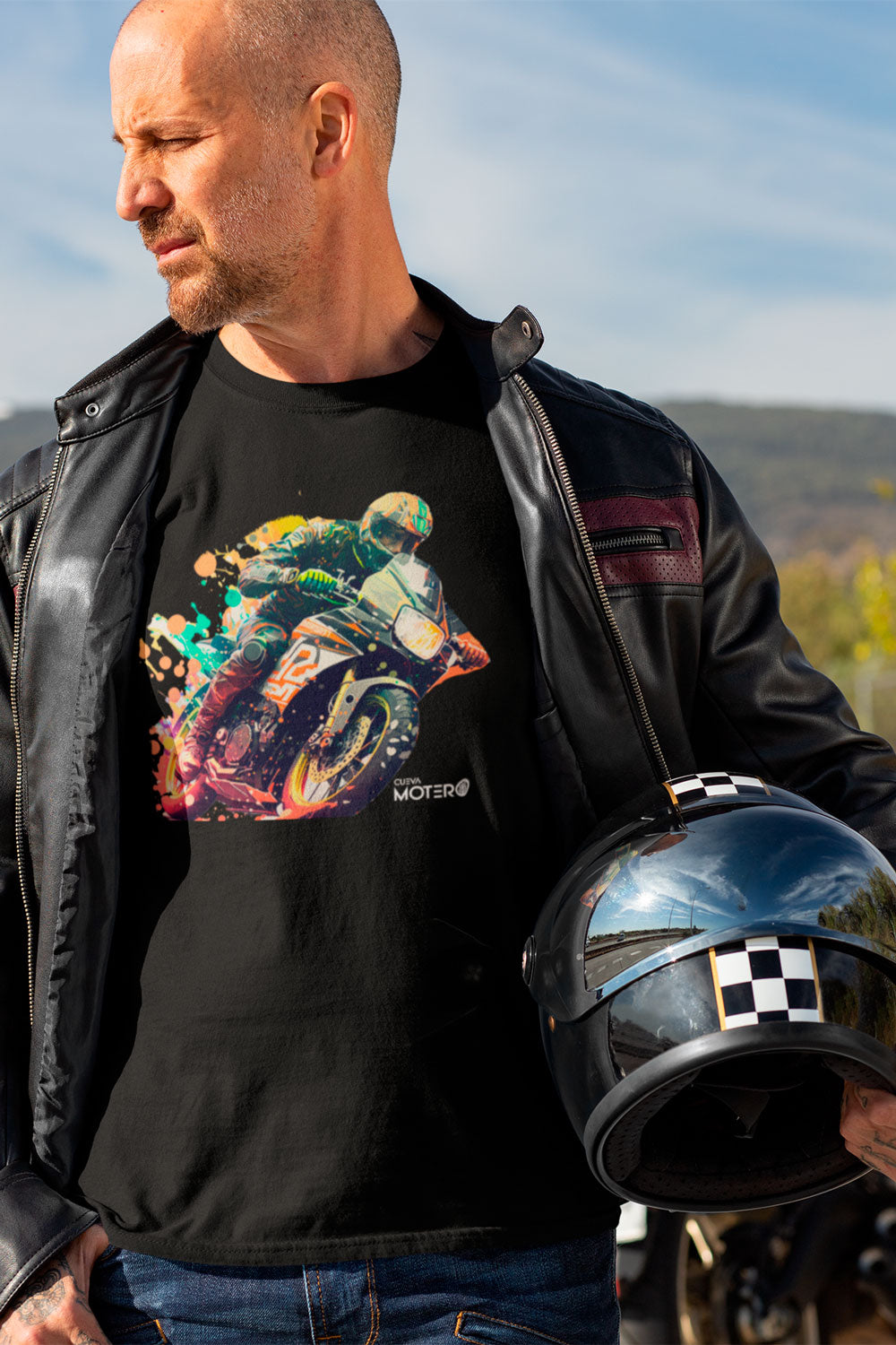 Playera de algodón para hombre diseño 91