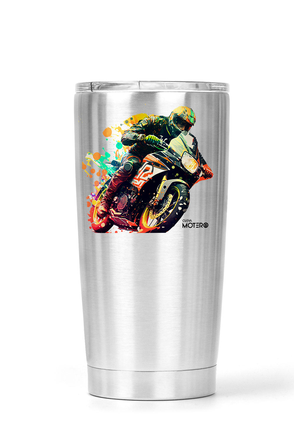 Termo tipo viajero de acero con capacidad de 20 oz Diseño 91