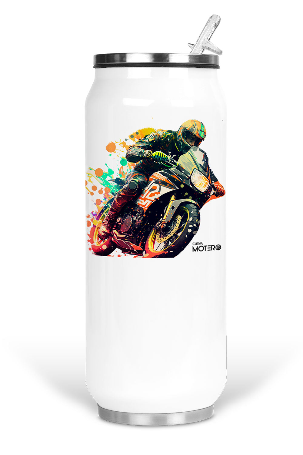 Termo de acero tipo lata con Diseño 91