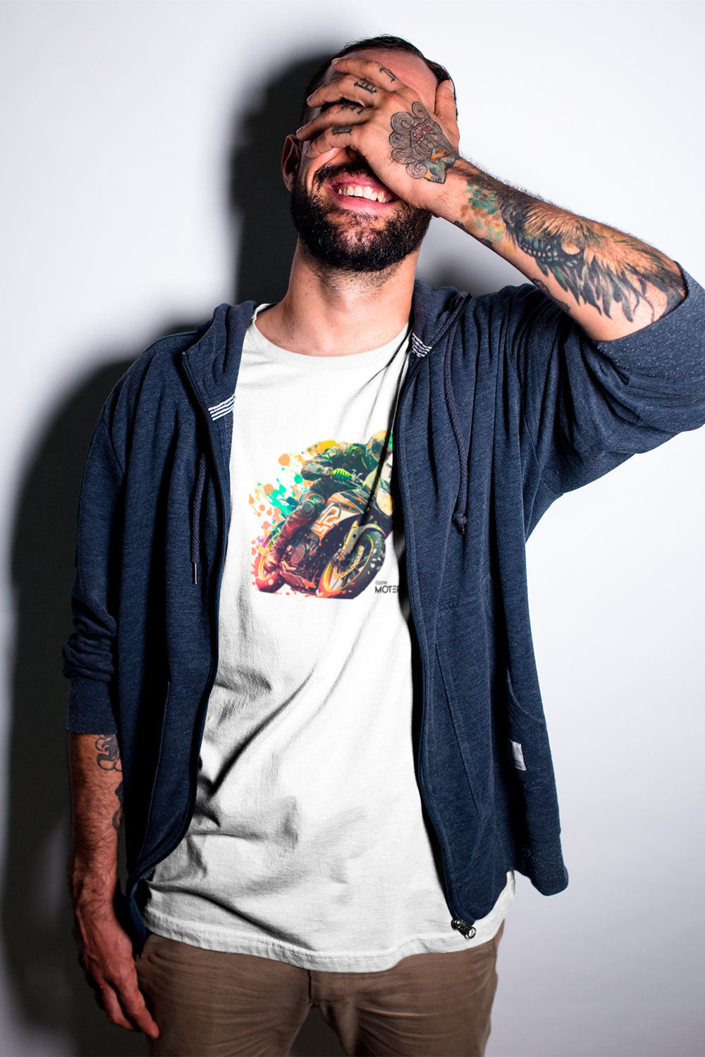 Playera de algodón para hombre diseño 91