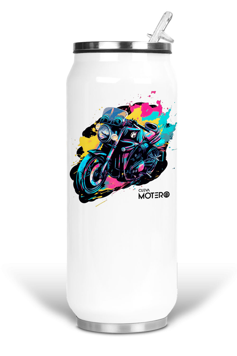 Termo de acero tipo lata de 450 ml con Diseño 99