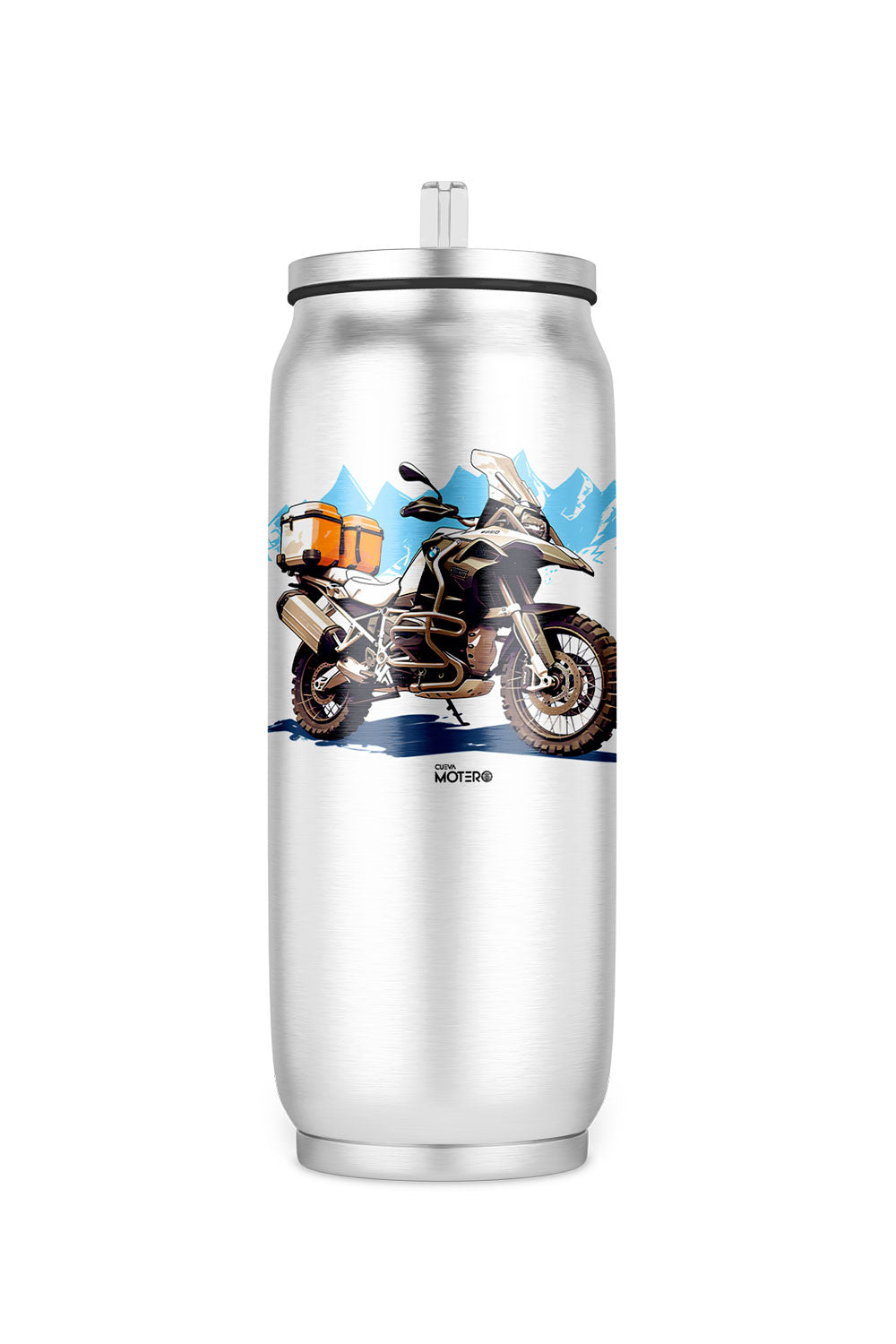 Termo de acero tipo lata de 450 ml con Diseño 152