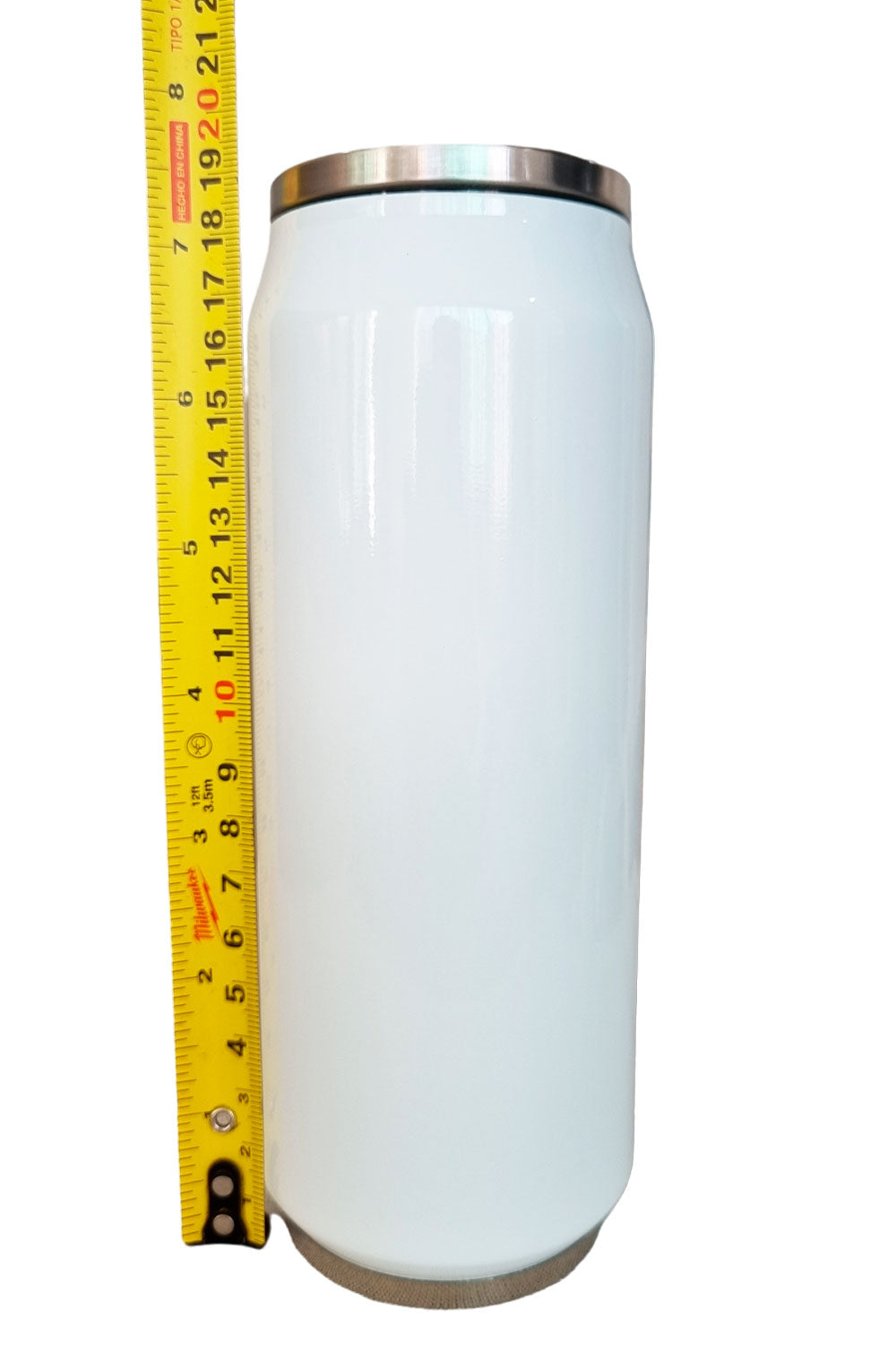 Termo de acero tipo lata de 450 ml con Diseño 143