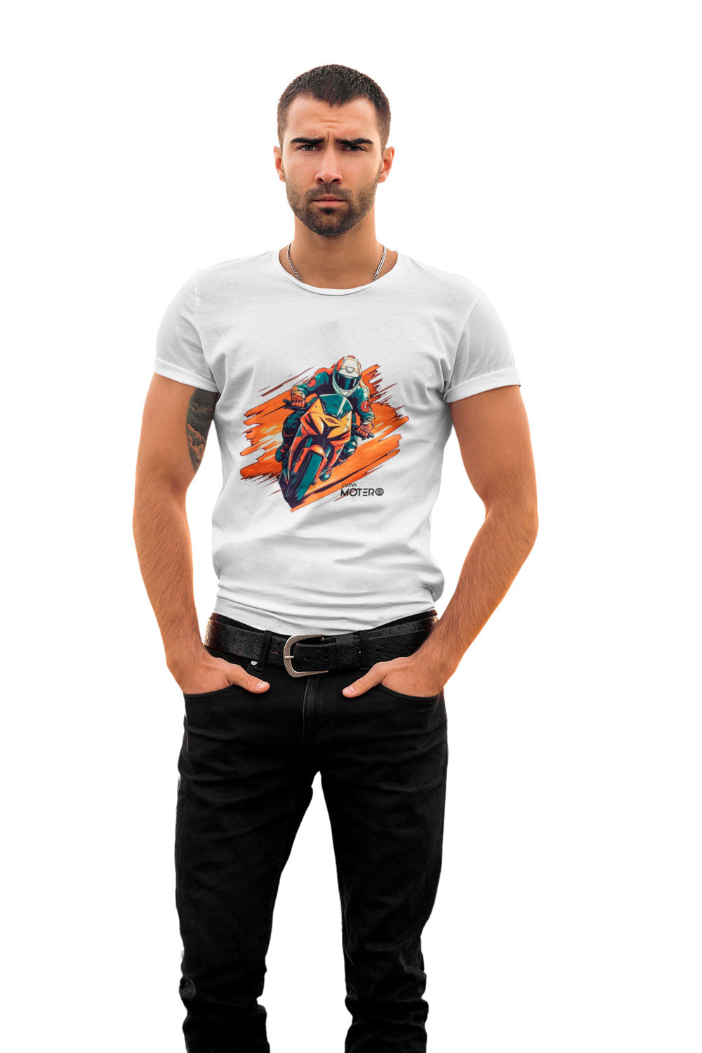 Playera de algodón para hombre diseño 12