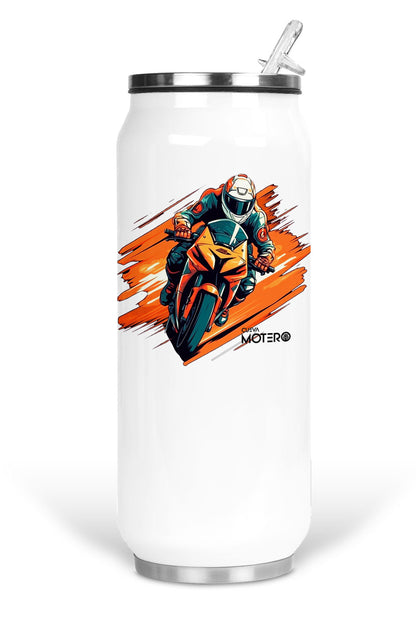 Termo de acero tipo lata de 450 ml con Diseño 12