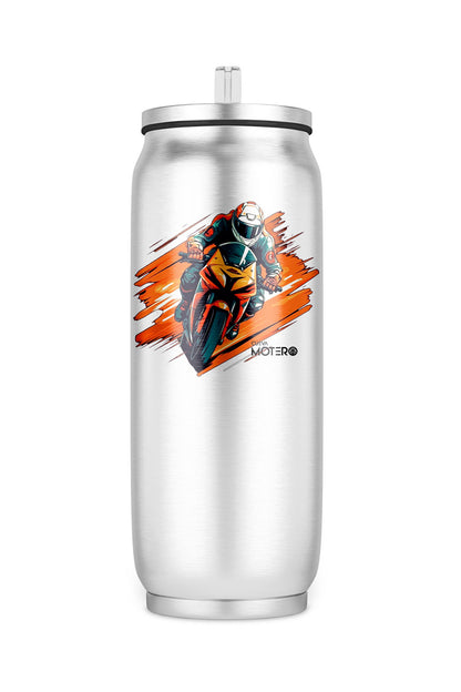 Termo de acero tipo lata de 450 ml con Diseño 12