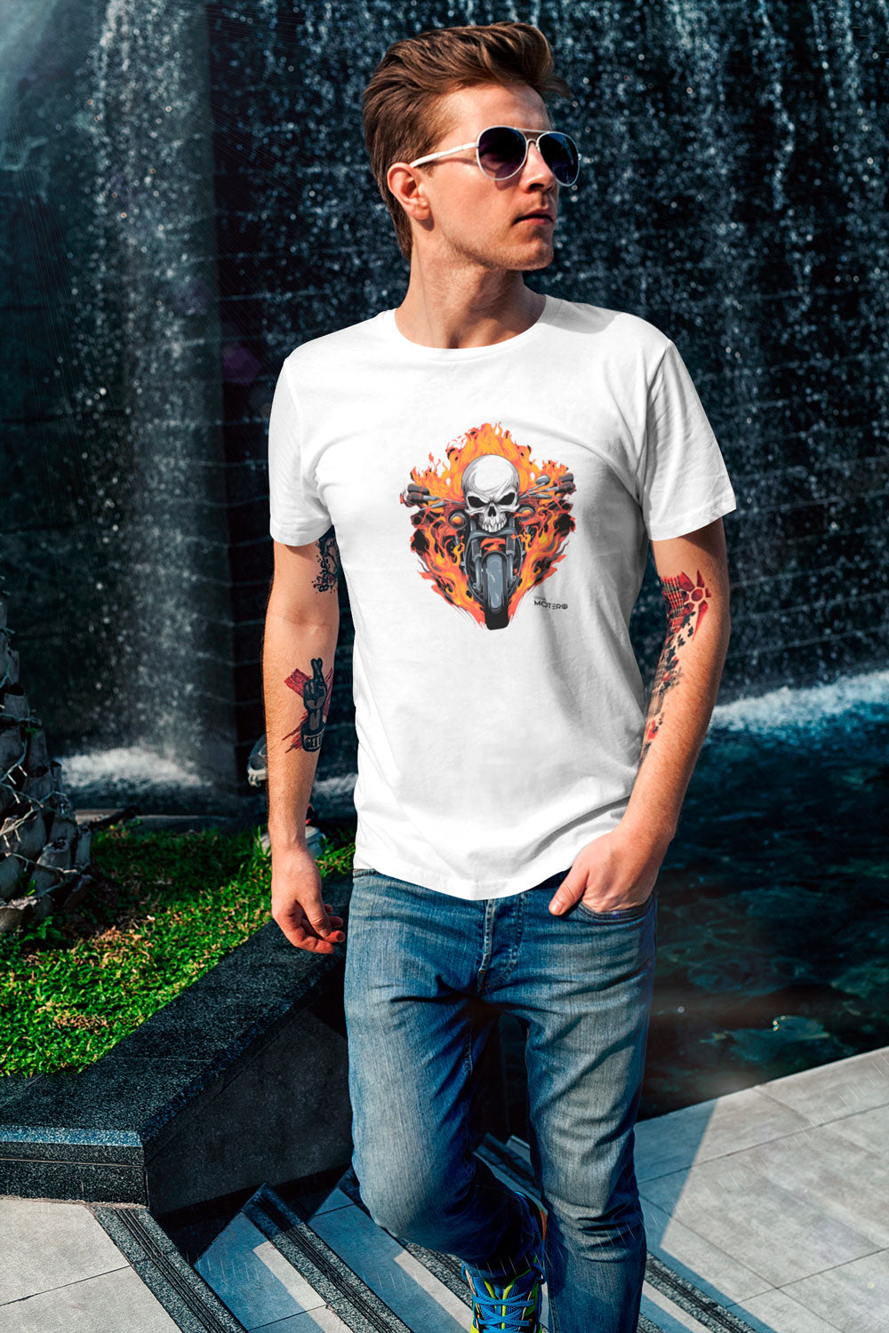 Playera de algodón para hombre diseño 122