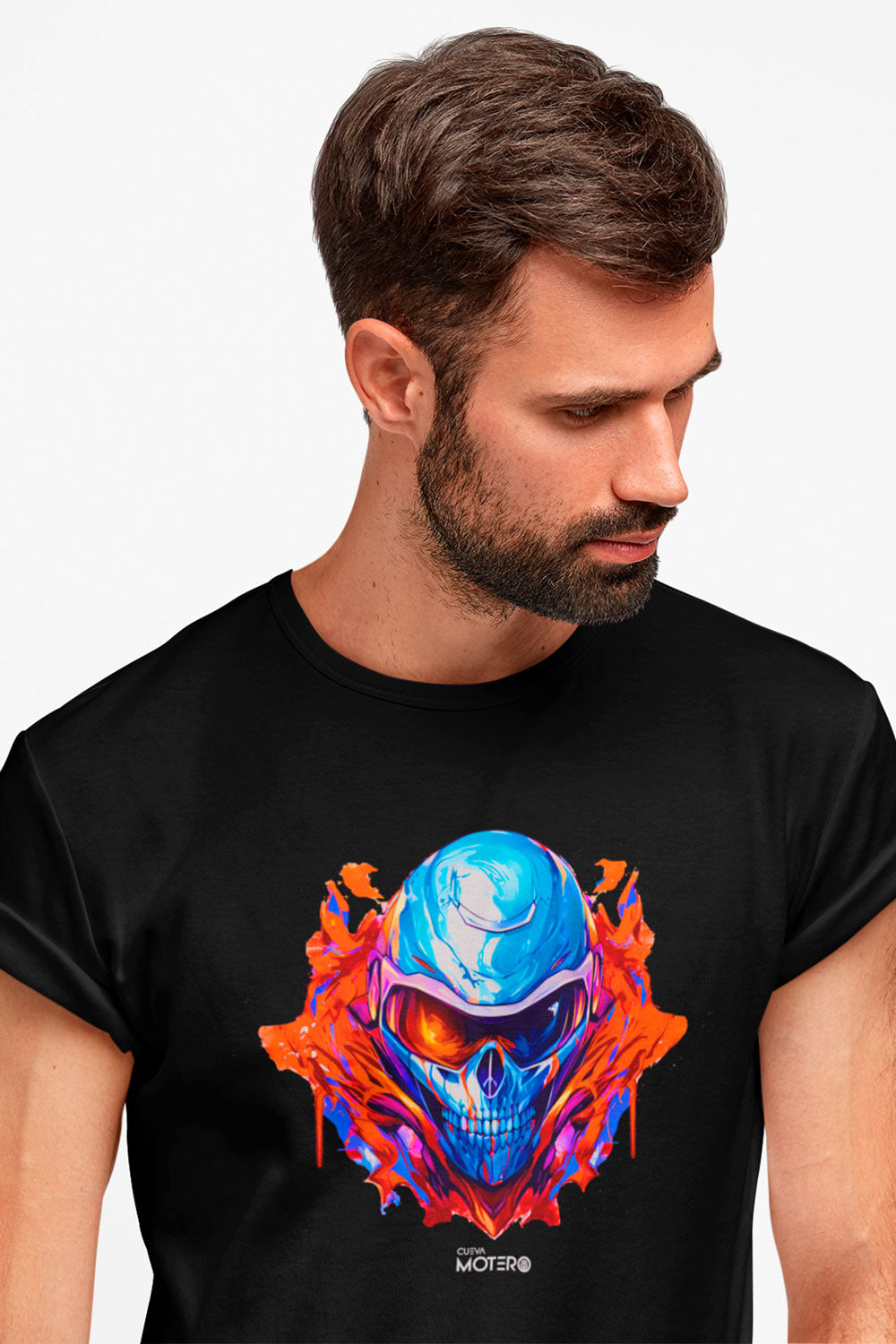 Playera de algodón para hombre diseño 123