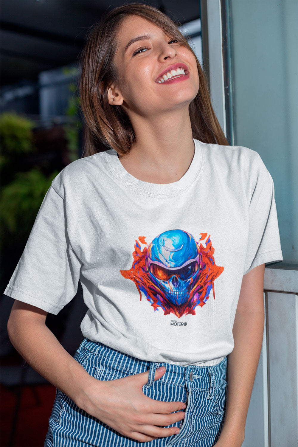 Playera algodón para mujer diseño 123