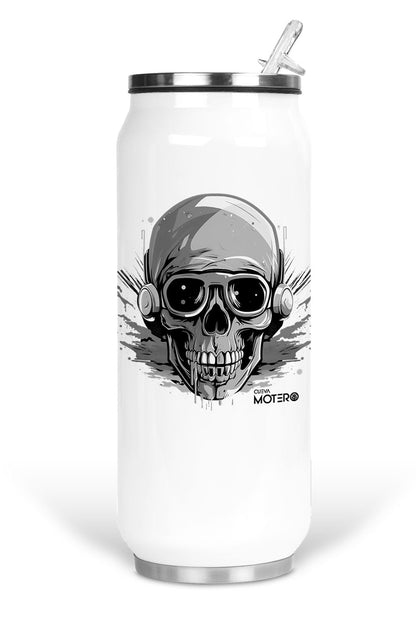 Termo de acero tipo lata de 450 ml con Diseño 135