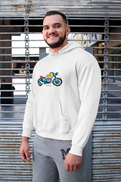 Sudadera unisex blanca diseño 151