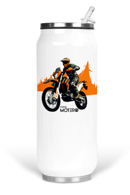 Termo de acero tipo lata de 450 ml con Diseño 159