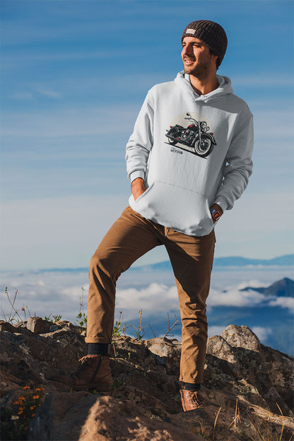 Sudadera unisex blanca diseño 160