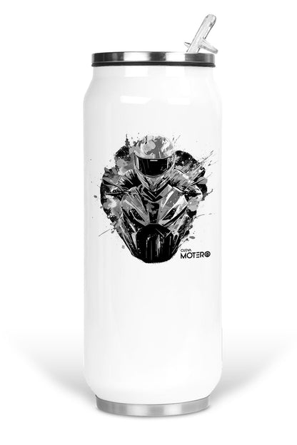 Termo de acero tipo lata de 450 ml con Diseño 164