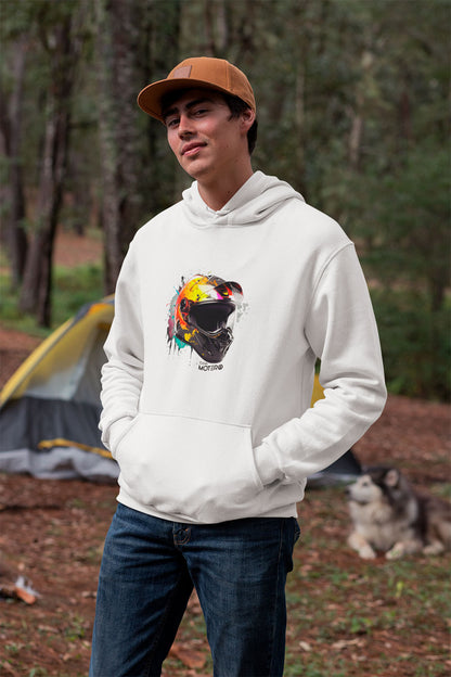 Sudadera unisex blanca diseño 17