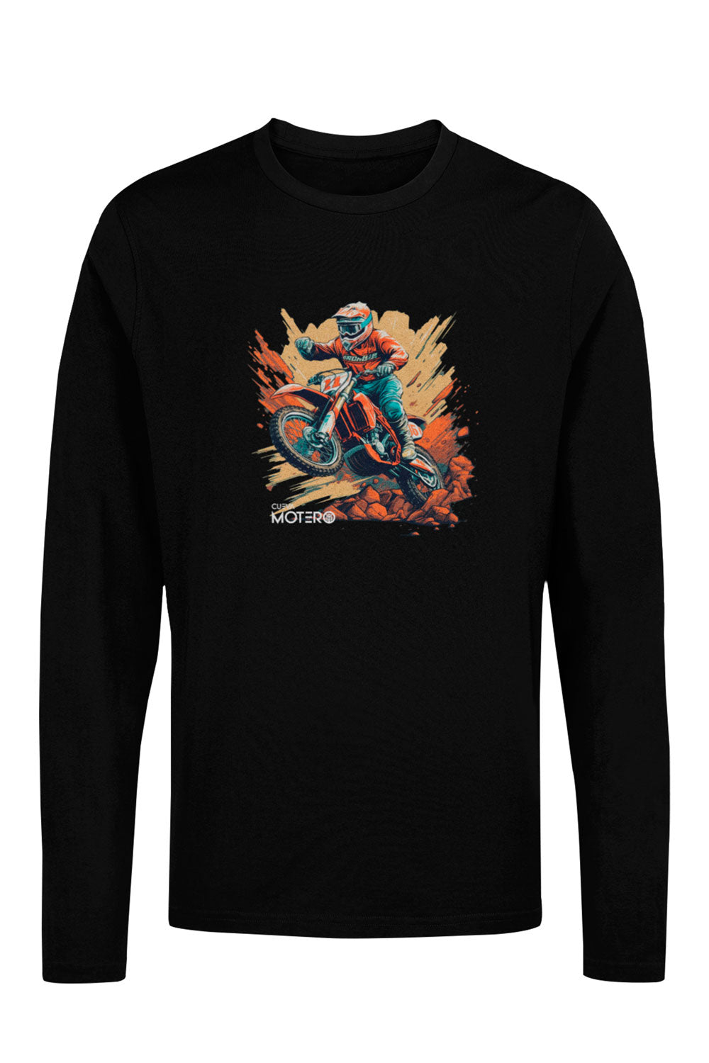 Playera hombre manga larga de algodón Diseño 6